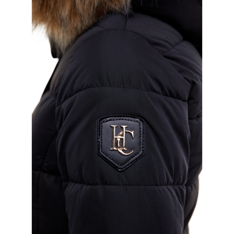 Holland Cooper Stoneleigh Longline Coat - Black-7